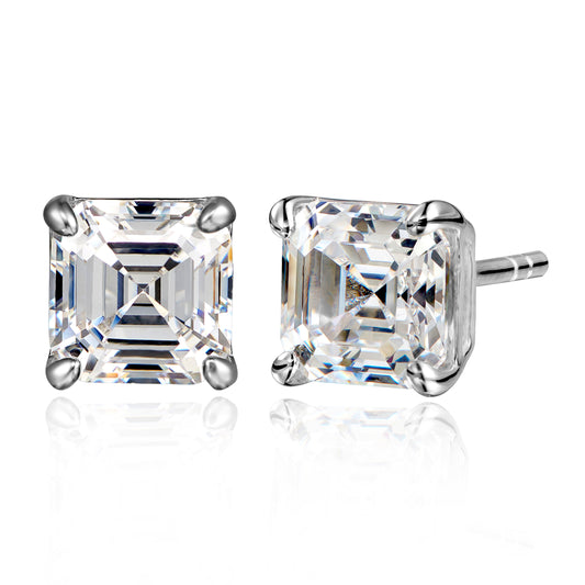 Princess stud earrings