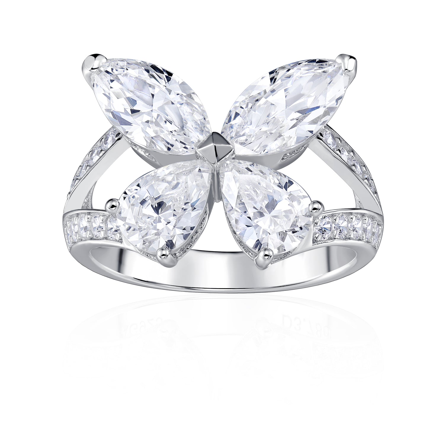 butterfly diamong ring